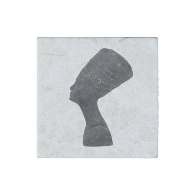 Egyptian queen Nefertiti Stone Magnet (Front)