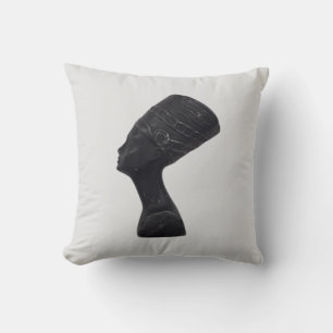 Egyptian queen Nefertiti Throw Pillow