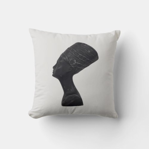 Egyptian queen Nefertiti Throw Pillow