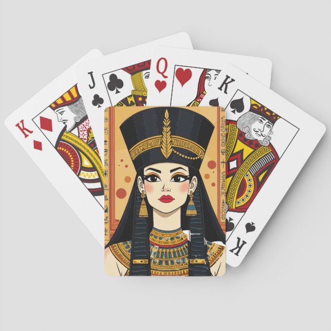 Egyptian Queen Playing Cards (Back)
