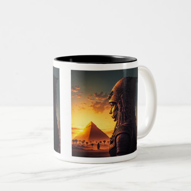 Egyptian Queen Two-Tone Mug, 11 oz  Coffee Mug (Front Right)