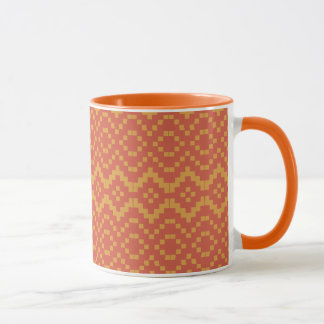 Egyptian Red and Yellow Tribal Coffee Mug