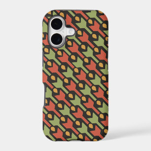 Egyptian Red Green Arrow Pattern iPhone 5/5s Case