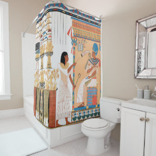 Egyptian Royal Design Shower Curtain