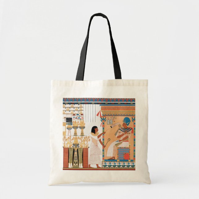 Egyptian Royal Design Tote Bag (Front)