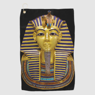 Egyptian Royal Golden Mask Golf Towel