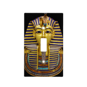 Egyptian Royal Golden Mask Light Switch Cover