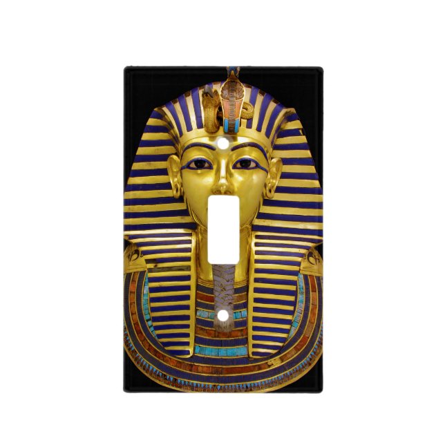 Egyptian Royal Golden Mask Light Switch Cover (Front)