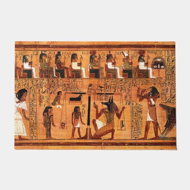 Egyptian Royal Papyrus Doormat (Front)