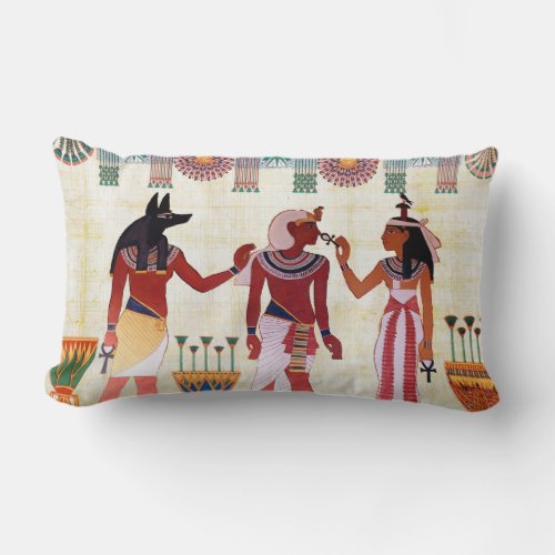 Egyptian Royal Papyrus Lumbar Pillow