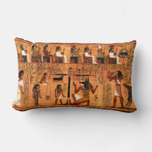 Egyptian Royal Papyrus Lumbar Pillow