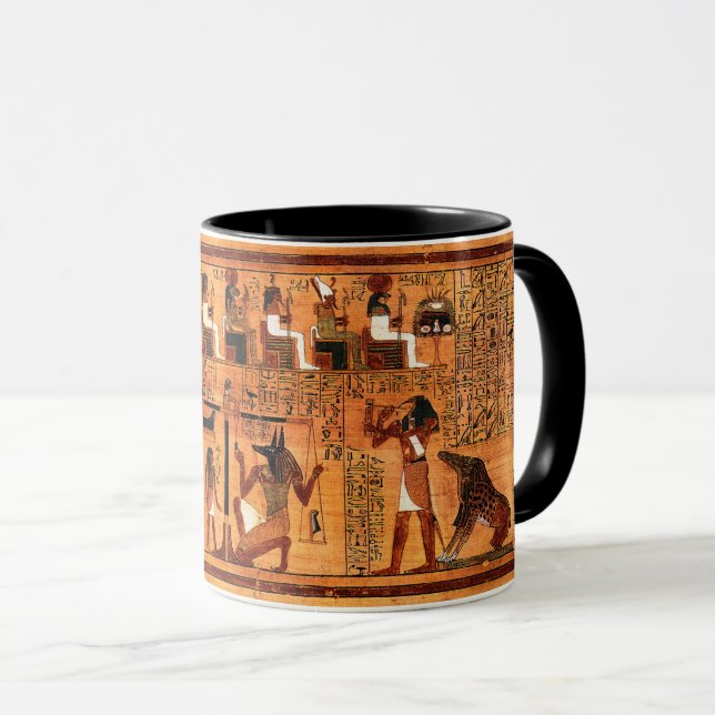 Egyptian Royal Papyrus Mug (Front Right)