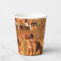 Egyptian Royal Papyrus Paper Cups | Zazzle