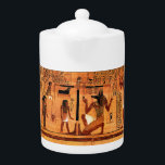 Egyptian Royal Papyrus Teapot<br><div class="desc">Beautifully designed Egyptian royal papyrus.</div>