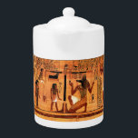 Egyptian Royal Papyrus Teapot<br><div class="desc">Beautifully designed Egyptian royal papyrus.</div>