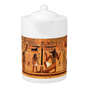 Egyptian Royal Papyrus Teapot