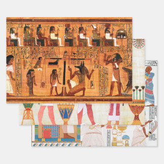 Egyptian Royal Papyrus Wrapping Paper Sheets