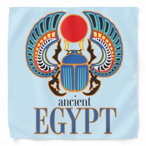 Egyptian scarab beetle Ancient Egypt Bandana