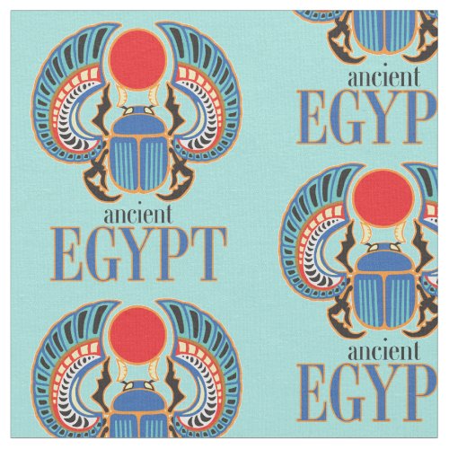 Egyptian scarab beetle Ancient Egypt Fabric