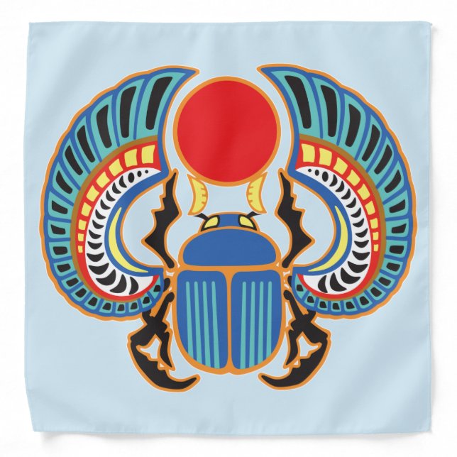 Egyptian scarab beetle bandana (Front)