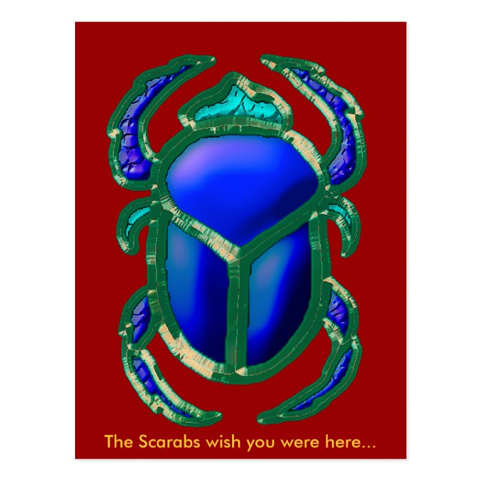 EGYPTIAN SCARAB BEETLE Collection Post Cards