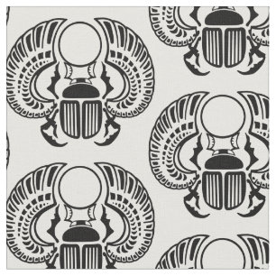 Egyptian scarab beetle fabric