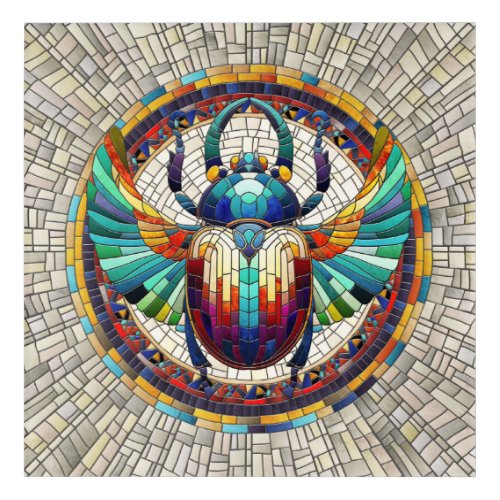 Egyptian Scarab Beetle _Mosaic Art