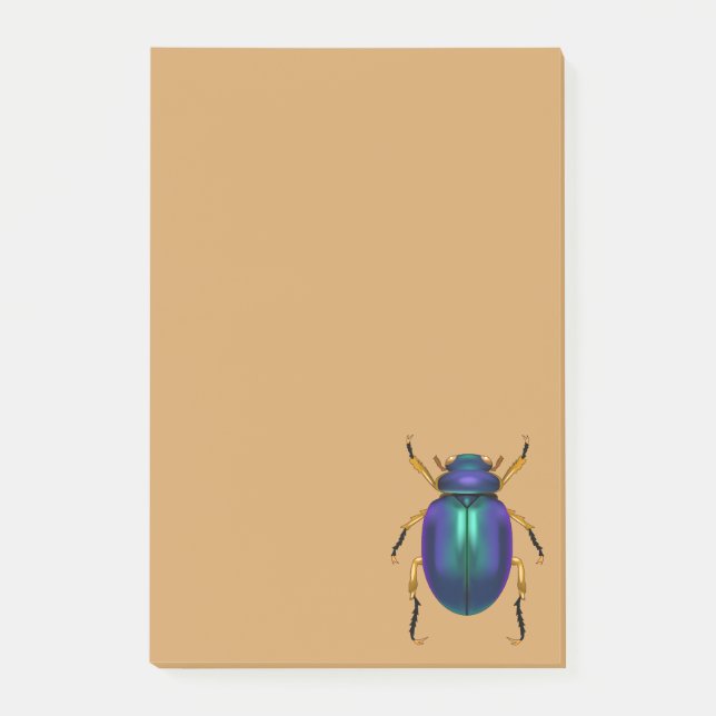 Egyptian Scarab Beetle Post-it Notes (Front)