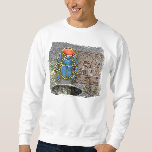 Egyptian Scarab Book of the Dead Sweatshirt (Front)