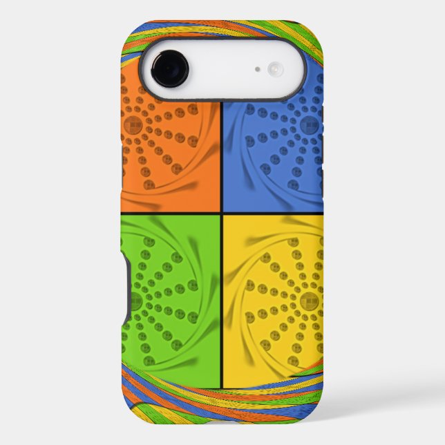 Egyptian Seamless set fabric pattern Iphone Case (Back)