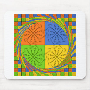 Egyptian Seamless set fabric pattern Mouse Pad