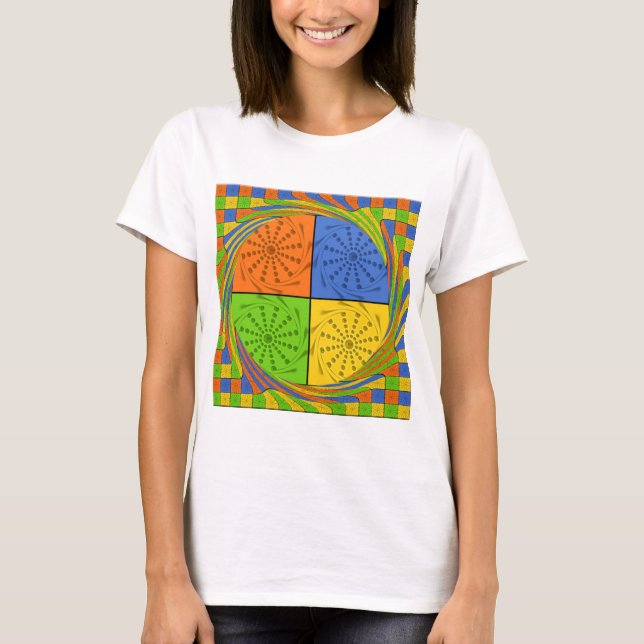 Egyptian Seamless set fabric pattern T-Shirt (Front)