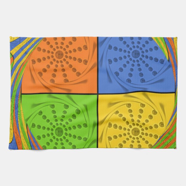 Egyptian Seamless set fabric pattern Towel (Horizontal)