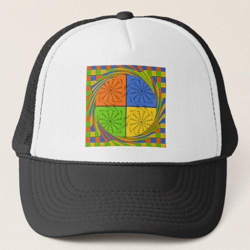 Egyptian Seamless set fabric pattern Trucker Hat