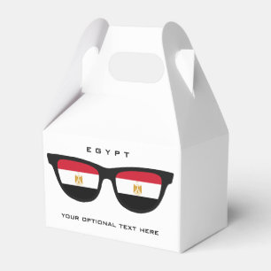Egyptian Shades custom text & color favor box