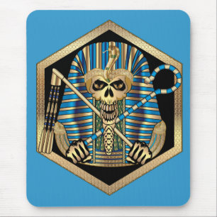 Egyptian Skull Mouse Pad