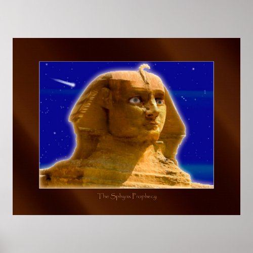 Egyptian Sphinx Fantasy Art Poster