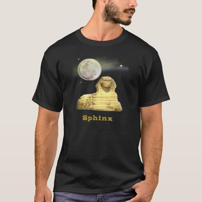 Egyptian sphinx mens t-shirt (Front)