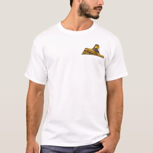 Egyptian Sphinx Short_sleeved Shirt