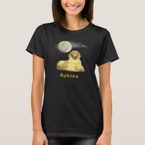 Egyptian sphinx womans t-shirt