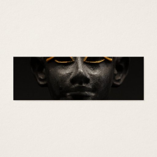 Customizable Egyptian Statue of Osiris Business Card Templates