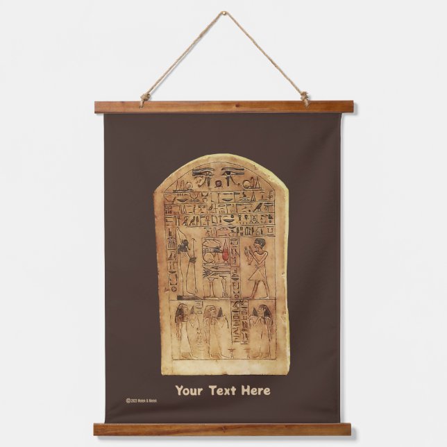 Egyptian Stele Hanging Tapestry (Front)