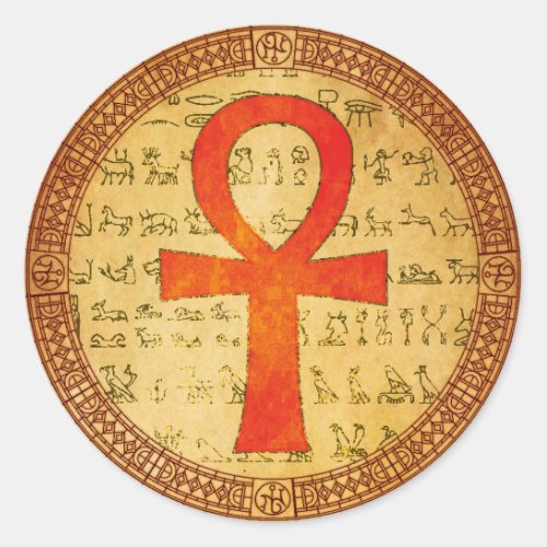 Egyptian Sticker _ Ankh Cross