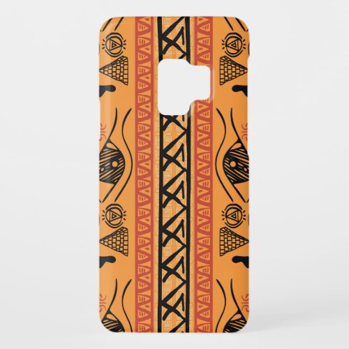 Egyptian Striped Tribal Vintage Motif Case_Mate Samsung Galaxy S9 Case