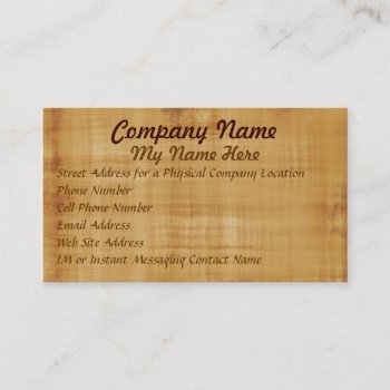 Egyptian-style 2d Papyrus Business Cards by RavenSpiritPrints at Zazzle