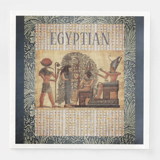 Egyptian Style  Paper Dinner Napkins (Front)