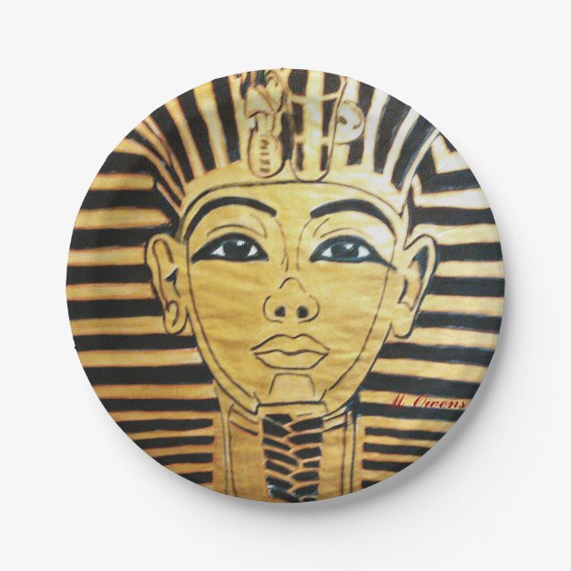 Egyptian Style Paper Plates (Front)