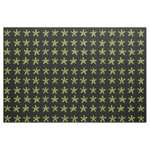 Egyptian Style Star Pattern v2 - Black Fabric