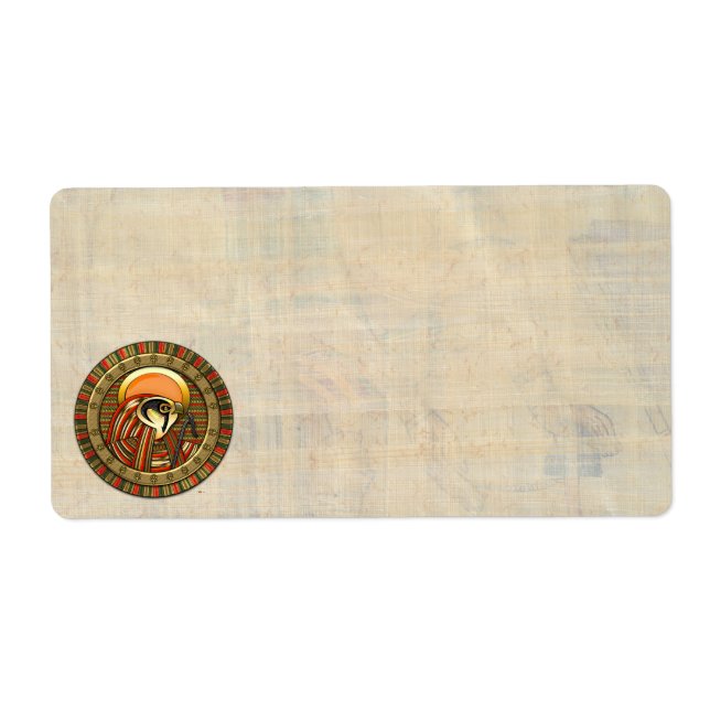 Egyptian Sun God Ra Label (Front)
