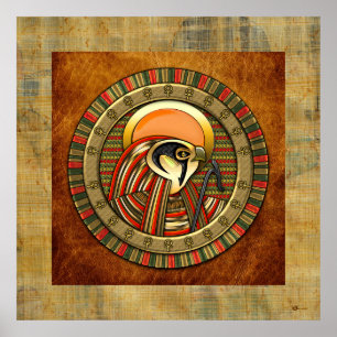 Egyptian Sun God Ra Poster